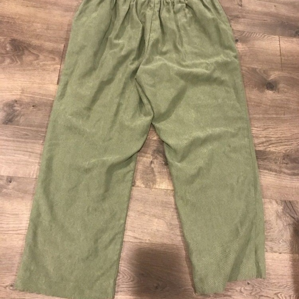 🌵 Alfred Dunner Plus Size Pant 20W Green Pull On - Picture 7 of 7